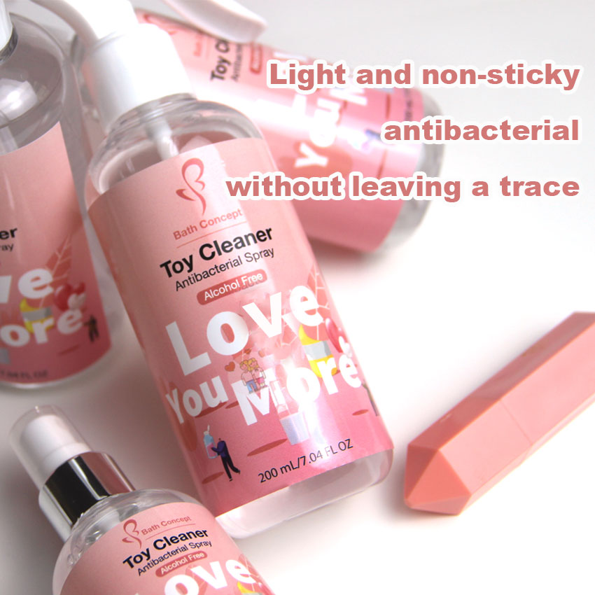 Bath Concept wholesale hygeine soft vegan cruelty free non toxic 250ml private label sex toy cleaner spray (1)
