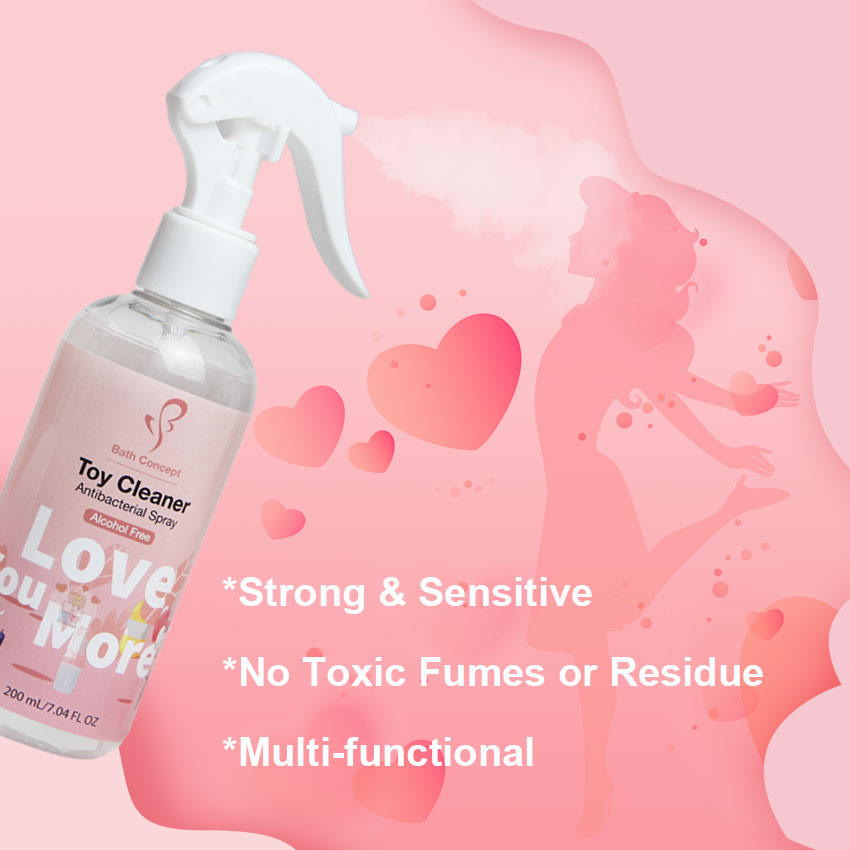 Bath Concept wholesale hygeine soft vegan cruelty free non toxic 250ml private label sex toy cleaner spray (3)