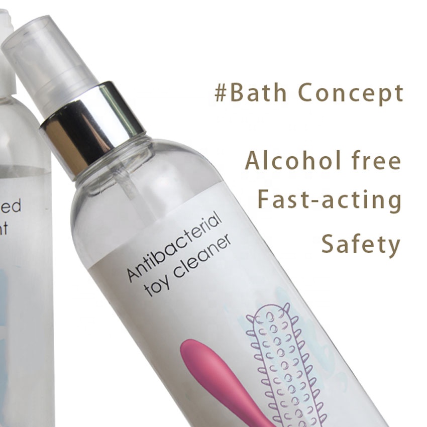 Bath Concept wholesale hygeine soft vegan cruelty free non toxic 250ml private label sex toy cleaner spray (5)