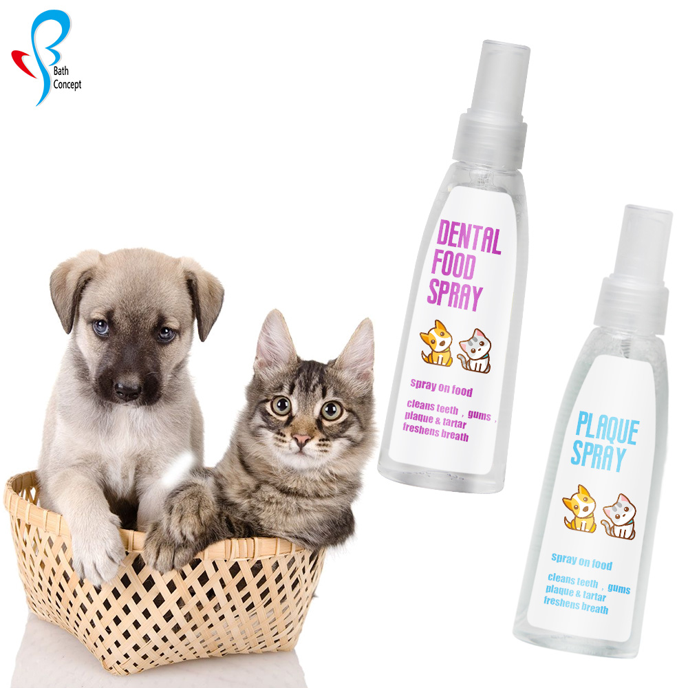 Factory hot sell custom OEMODM natural organic custom flavor cat dog oral spray oral care pet dental food spray (6)