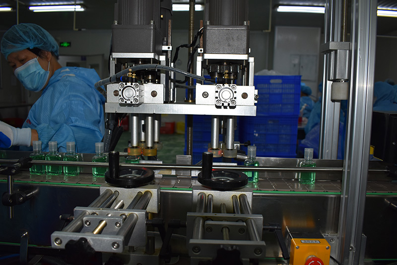 Filling line lock cover