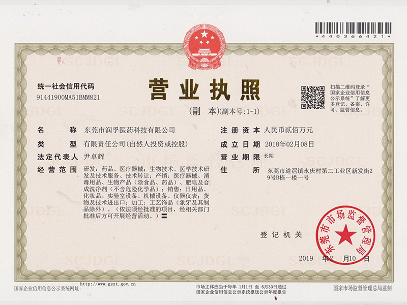 Medical business license