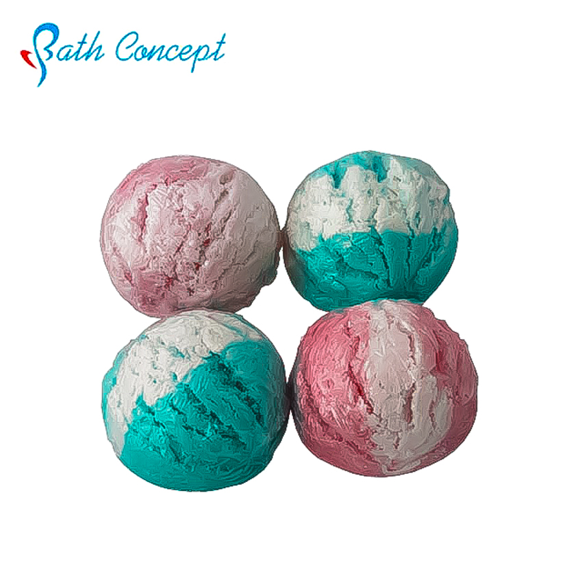 OEM essential oil bath bubble bar ice cream shape handmade moisturising  custom natural organic dessert item kid bubble bar (1)