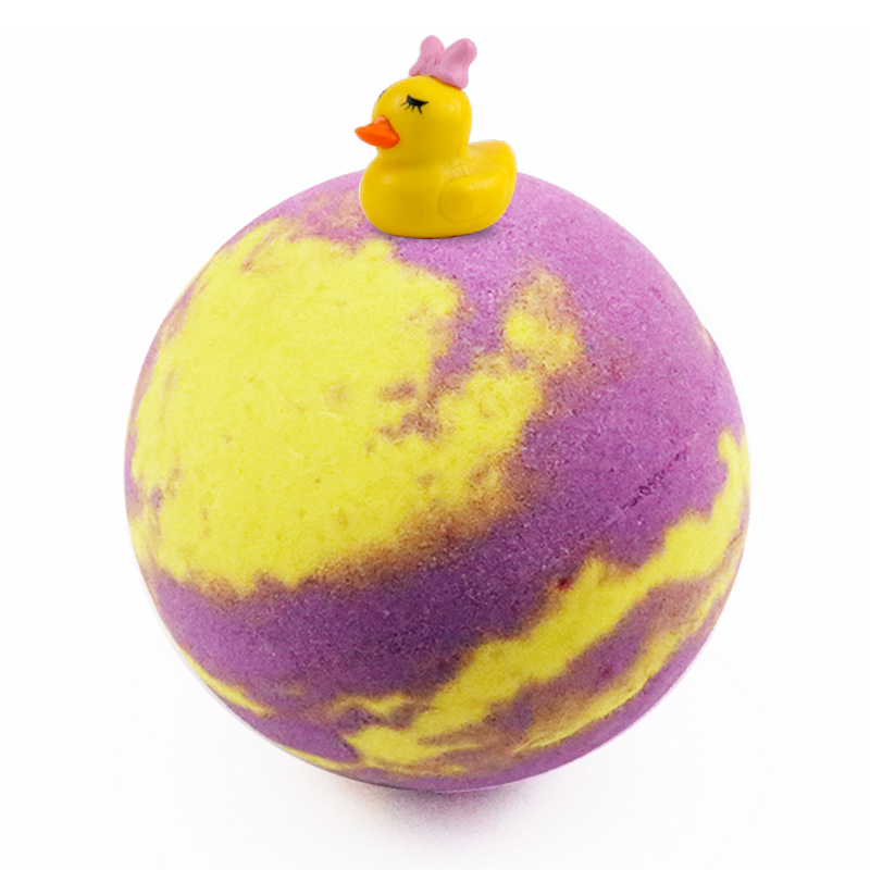 Wholesale skin care relaxation essential oil bath bomb set lavender bath bomb with children tory inside surprise cute uniq ( (4)