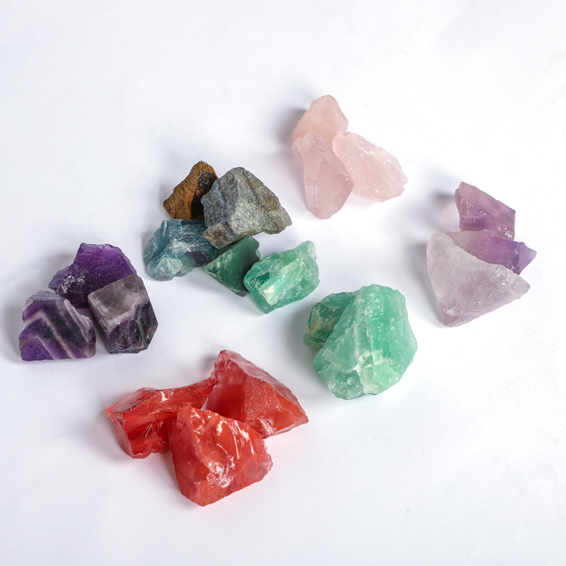 Factory hot selling luxury natural scented crystal stone Use essential oil Healing Aromatherapy crystal stone set (5)